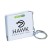 Square Level Tape Measure Key Chain - 3 ft